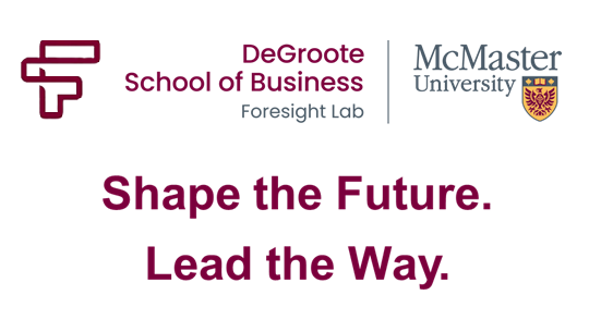 McMaster University Foresight Lab logo.