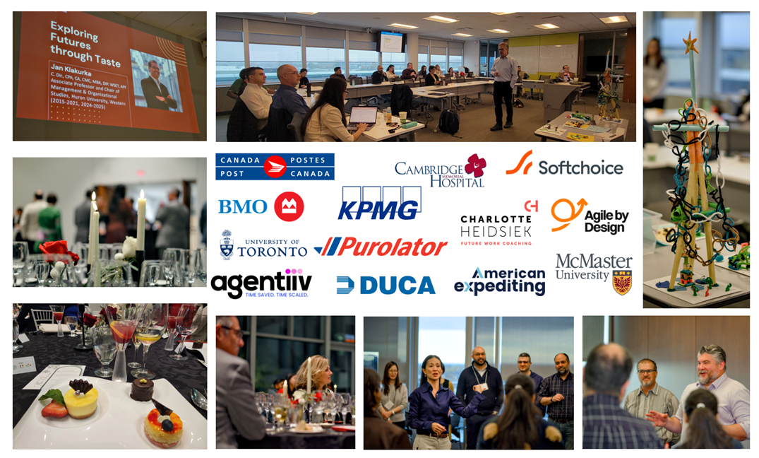 Photo Collage of November 2025 Strategic Foresight Certification Program Hosted by the Foresight Lab at McMaster University