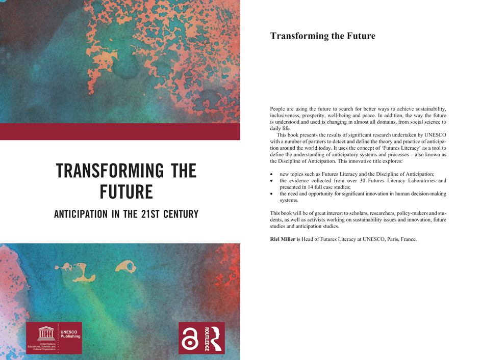 Book Cover of Transforming the Future by Dr. Riel Miller